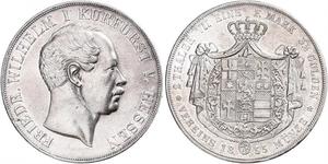 2 Thaler / 3½ Gulden Grand-duché de Hesse (1806 - 1918) Argent Frédéric-Guillaume Ier de Hesse (1802 - 1875)