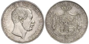 2 Thaler / 3½ Gulden Grand-duché de Hesse (1806 - 1918) Argent Frédéric-Guillaume Ier de Hesse (1802 - 1875)