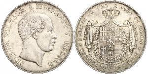 2 Thaler / 3½ Gulden Grand-duché de Hesse (1806 - 1918) Argent Frédéric-Guillaume Ier de Hesse (1802 - 1875)