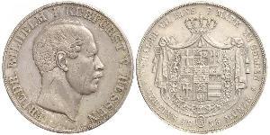 2 Thaler / 3½ Gulden Grand-duché de Hesse (1806 - 1918) Argent Frédéric-Guillaume Ier de Hesse (1802 - 1875)