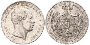 2 Thaler / 3½ Gulden Großherzogtum Hessen (1806 - 1918) Silber Friedrich Wilhelm I. (Hessen-Kassel) (1802 - 1875)