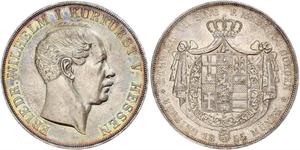 2 Thaler / 3½ Gulden Großherzogtum Hessen (1806 - 1918) Silber Friedrich Wilhelm I. (Hessen-Kassel) (1802 - 1875)