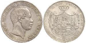 2 Thaler / 3½ Gulden Großherzogtum Hessen (1806 - 1918) Silber Friedrich Wilhelm I. (Hessen-Kassel) (1802 - 1875)