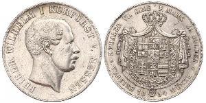 2 Thaler / 3½ Gulden Grand Duchy of Hesse (1806 - 1918) Silver Frederick William, Elector of Hesse (1802 - 1875)