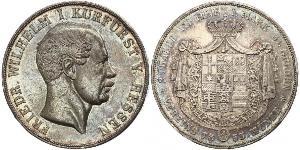 2 Thaler / 3½ Gulden 黑森-达姆施塔特 (1806 - 1918) 銀 弗里德里希·威廉 (黑森选侯) (1802 - 1875)