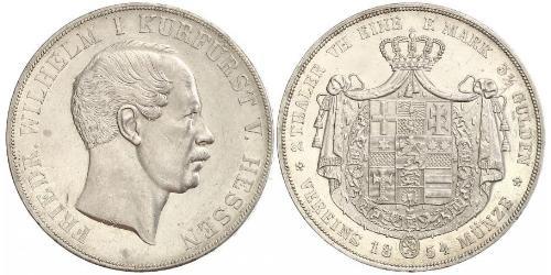 2 Thaler / 3½ Gulden 黑森-达姆施塔特 (1806 - 1918) 銀 弗里德里希·威廉 (黑森选侯) (1802 - 1875)