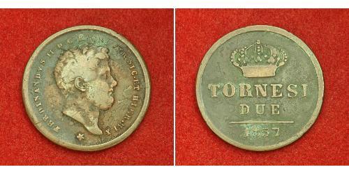 2 Tornesi Italian city-states Copper 