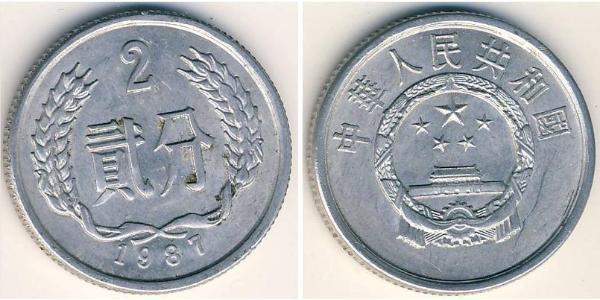 2 Yuan China Aluminium 