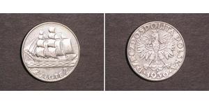 2 Zloty Deuxième République de Pologne (1918 - 1939) Argent 