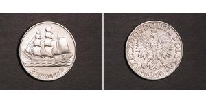 2 Zloty Deuxième République de Pologne (1918 - 1939) Argent 