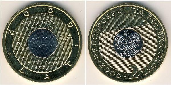 2 Zloty Third Polish Republic (1991 - ) Bilame 