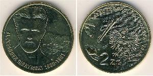 2 Zloty Third Polish Republic (1991 - ) Brass 