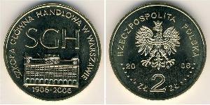 2 Zloty Third Polish Republic (1991 - ) Brass 