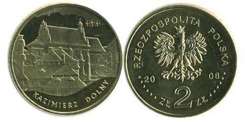 2 Zloty Third Polish Republic (1991 - ) Brass 