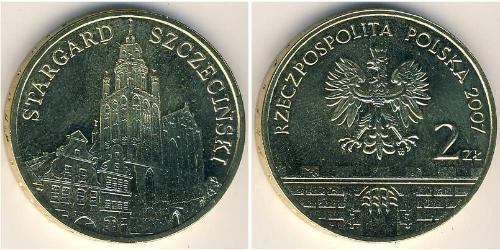 2 Zloty Third Polish Republic (1991 - ) Brass 