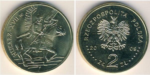 2 Zloty Third Polish Republic (1991 - ) Brass 