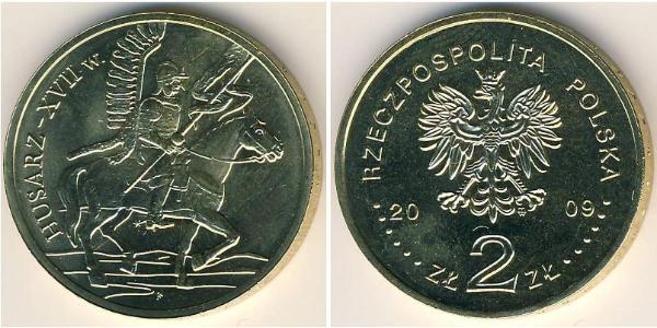 2 Zloty Third Polish Republic (1991 - ) Brass 