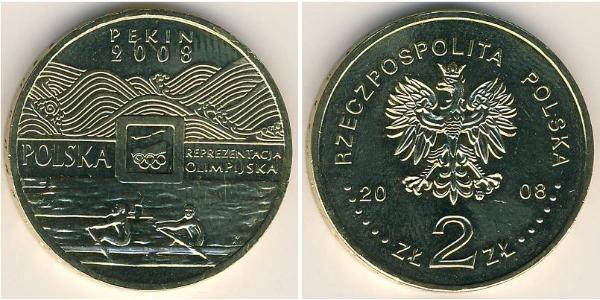 2 Zloty Third Polish Republic (1991 - ) Brass 