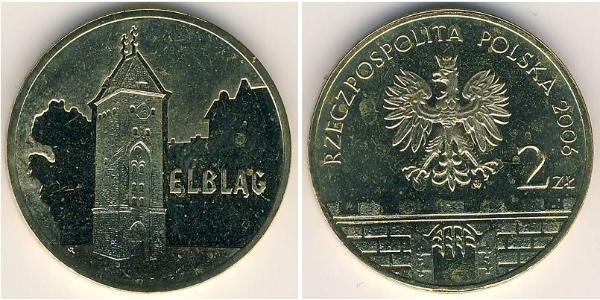 2 Zloty Third Polish Republic (1991 - ) Brass 