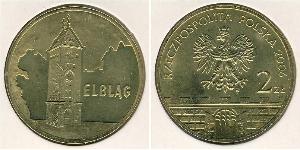 2 Zloty Third Polish Republic (1991 - ) Laiton 