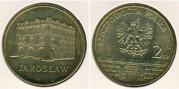 2 Zloty Third Polish Republic (1991 - ) Laiton 