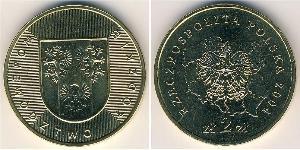 2 Zloty Third Polish Republic (1991 - ) Latón 