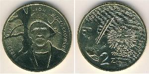 2 Zloty Third Polish Republic (1991 - ) Latón 