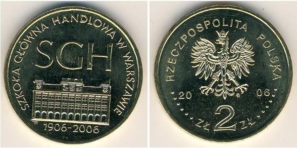 2 Zloty Third Polish Republic (1991 - ) Latón 