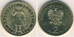 2 Zloty Third Polish Republic (1991 - ) Messing 