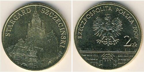 2 Zloty Third Polish Republic (1991 - ) Messing 