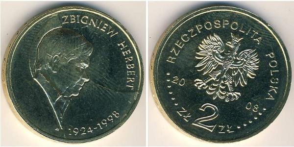 2 Zloty Third Polish Republic (1991 - ) Messing 