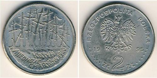 2 Zloty Third Polish Republic (1991 - ) Níquel/Cobre 