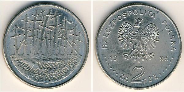 2 Zloty Third Polish Republic (1991 - ) Níquel/Cobre 