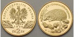 2 Zloty 波兰 Tin/铝/銅/Zinc 