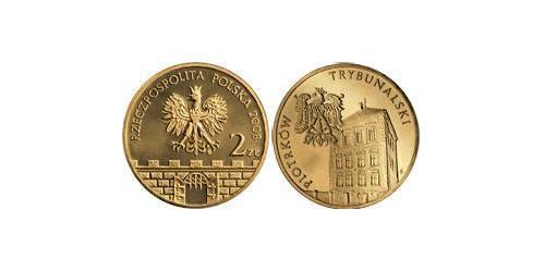2 Zloty 波兰 Tin/铝/銅/Zinc 