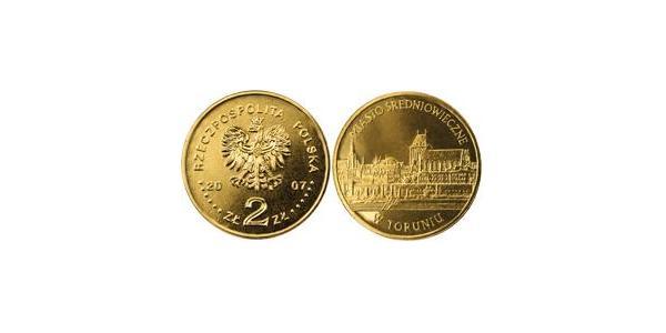 2 Zloty 波兰 Tin/铝/銅/Zinc 