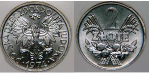 2 Zloty Polen  