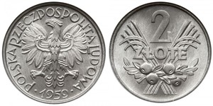 2 Zloty Polen  