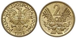 2 Zloty Polen  