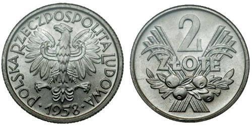 2 Zloty Polen  