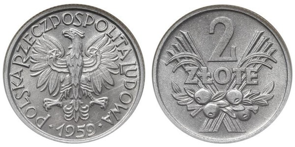 2 Zloty Polen  