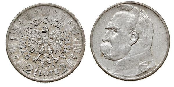 2 Zloty Second Polish Republic (1918 - 1939)  