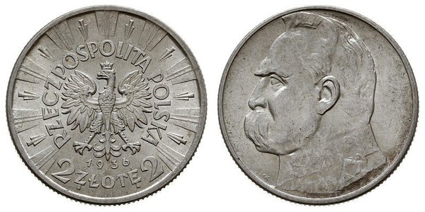 2 Zloty Seconda Repubblica Polacca (1918 - 1939)  