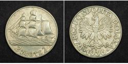 2 Zloty 波兰第二共和国 (1918 - 1939) 銀 