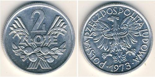 2 Zloty 波兰人民共和国 (1944 - 1989) 铝 
