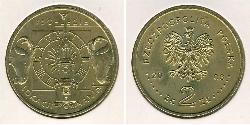 2 Zloty 波兰 黃銅 