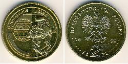 2 Zloty 波兰 黃銅 