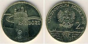 2 Zloty 波兰 黃銅 