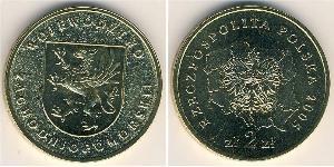 2 Zloty 波兰 黃銅 