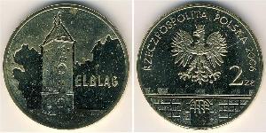 2 Zloty 波兰 黃銅 